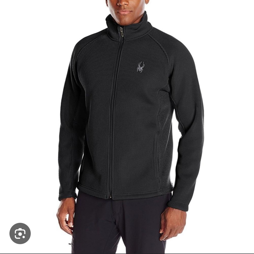 Spyder Men's foremost full zip sweater Performance Black Jacket